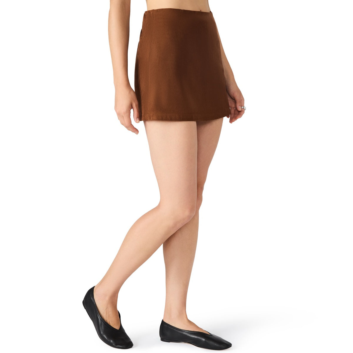 Steve Madden Cindi Mini Skirt in chicory coffee