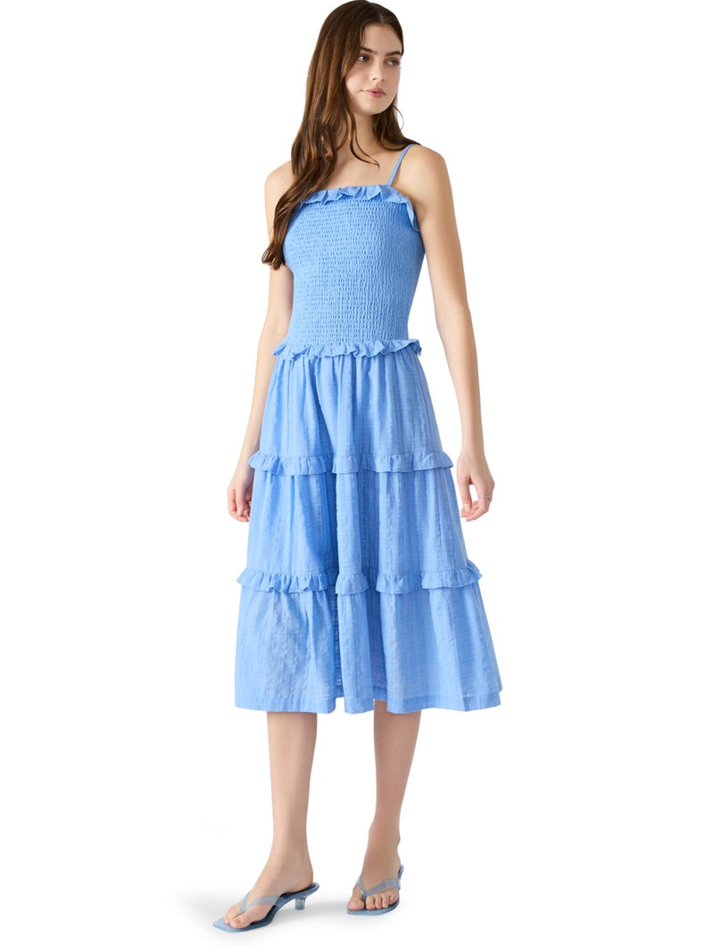 Steve Madden Nash Midi Dress in auora blue