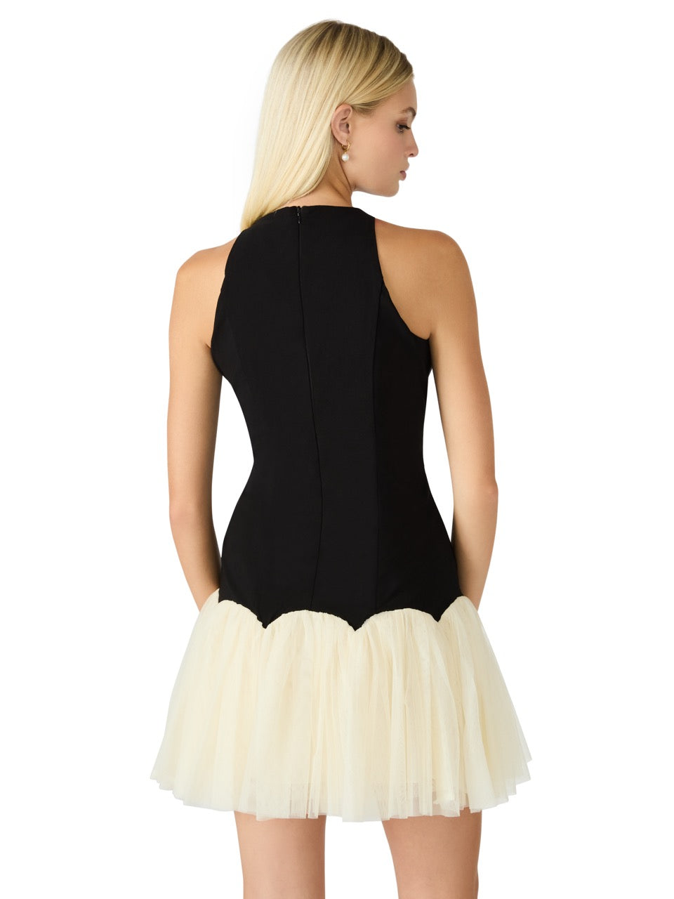 Steve Madden Nohemi Flirty Skirt Dress in black