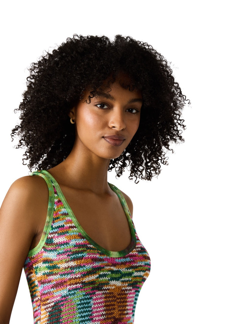 Steve Madden Reyna Knit Midi Tank Dress Multi