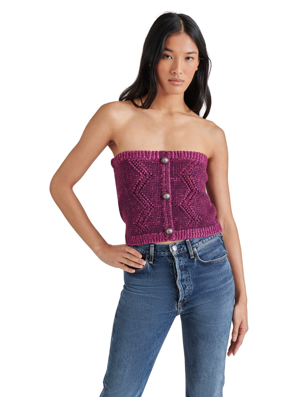 Steve Madden Nadira Button Tube Sweater – Bliss