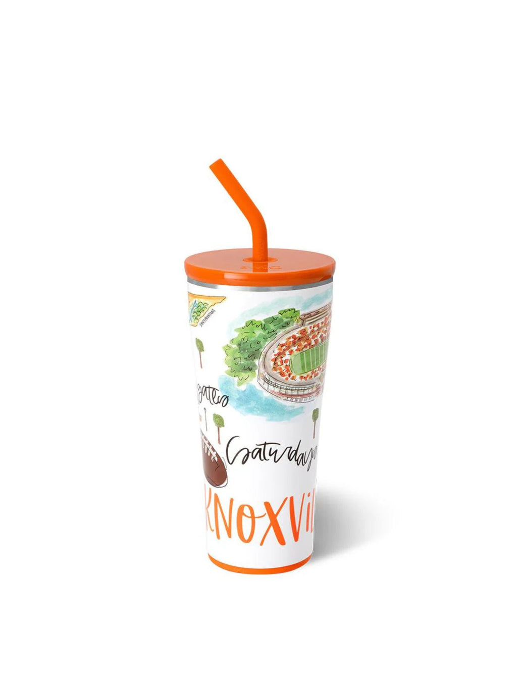 Swig Saturdays In Knoxville Straw Tumbler (32oz) – Bliss