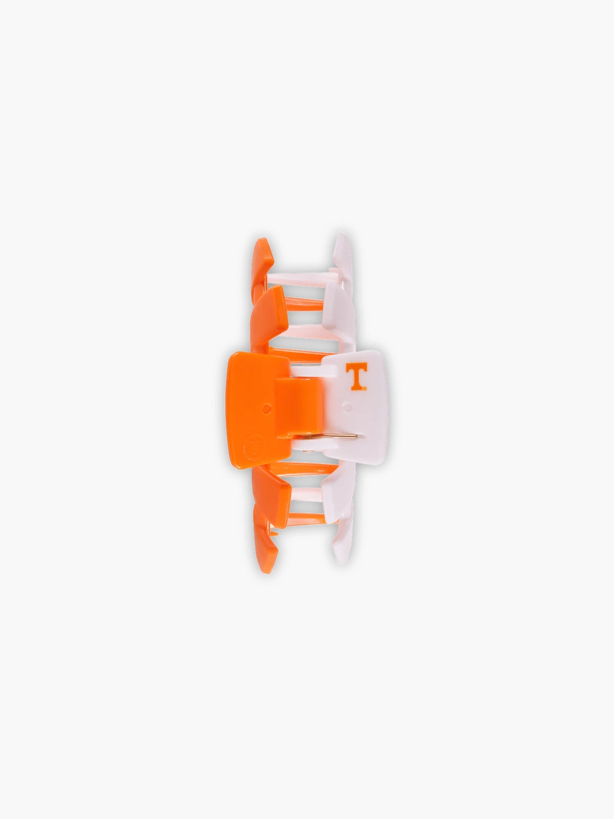 teleties university of tennessee gameday orange and white large hair clip