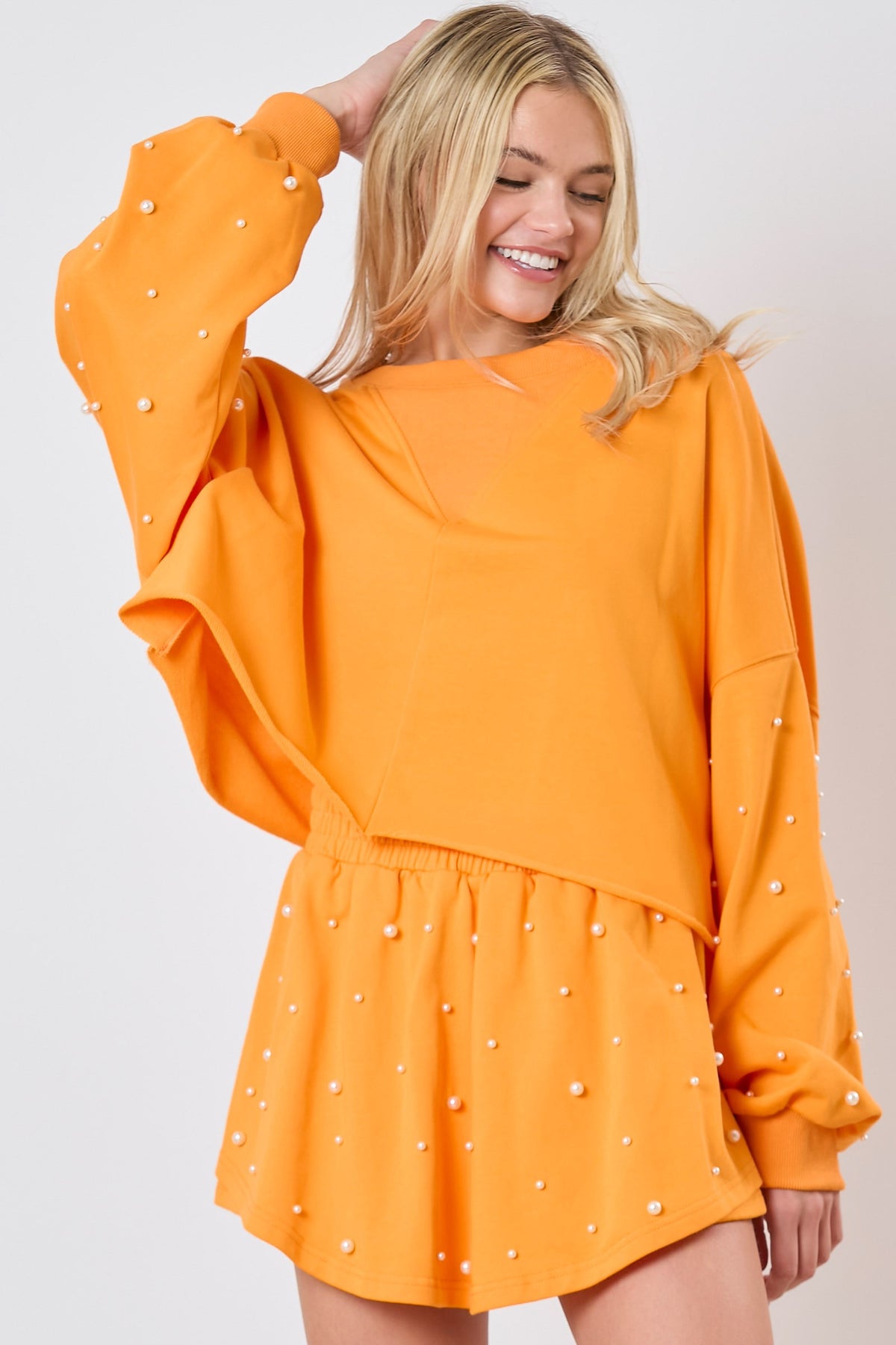vol for life tennessee gameday orange pearl embellished skort