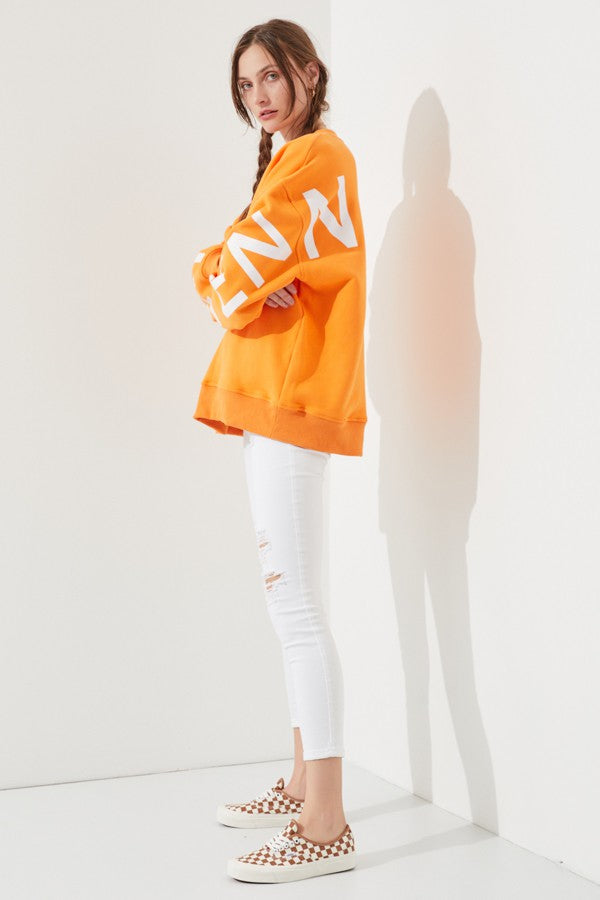 Rocky Top Tennessee Orange Gameday Graphic Sweatshirt