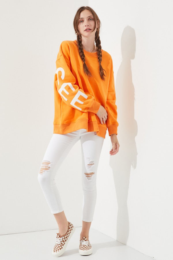 Rocky Top Tennessee Orange Gameday Graphic Sweatshirt