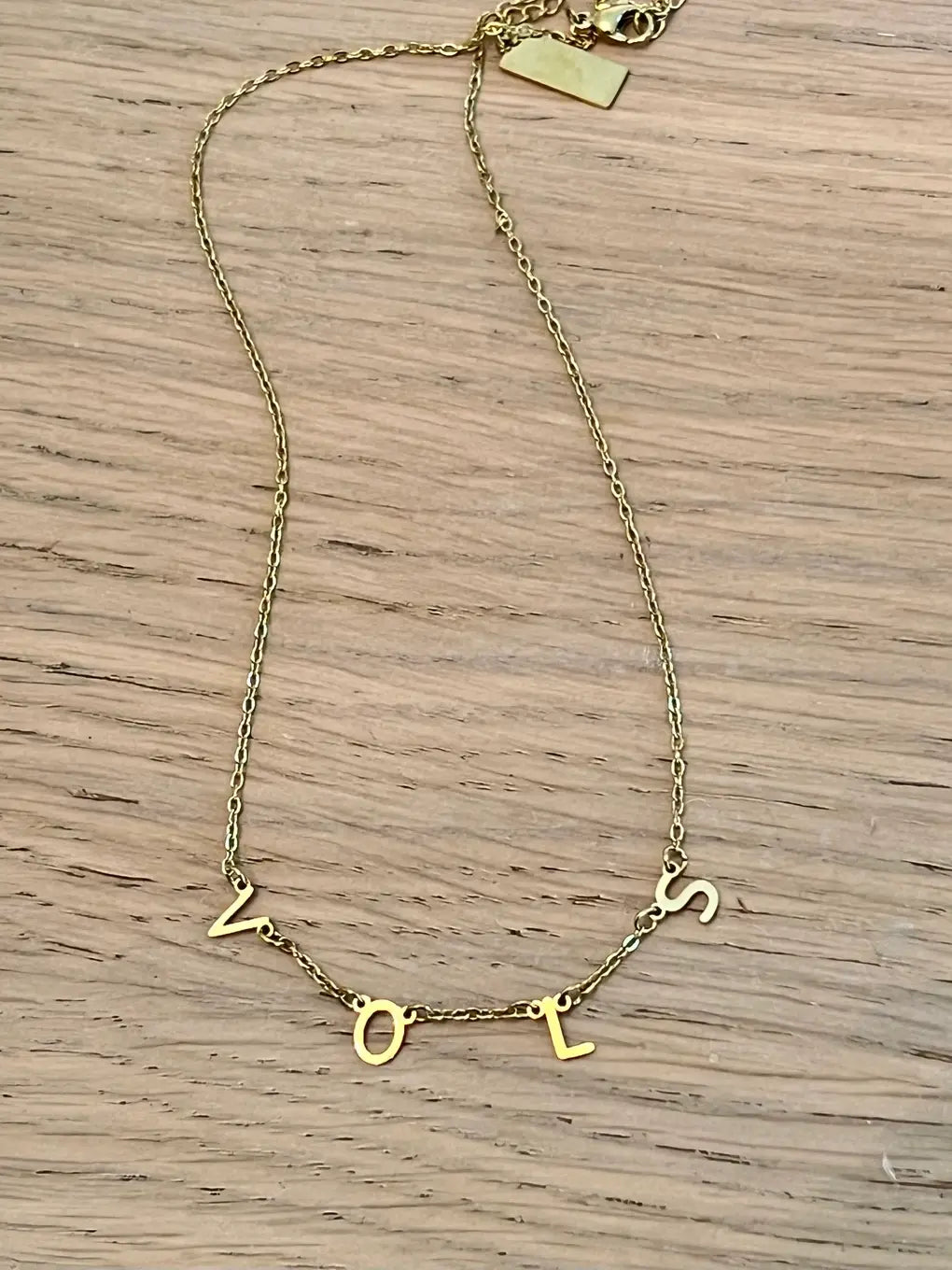 tennessee volunteers game day vols charm necklace in gold