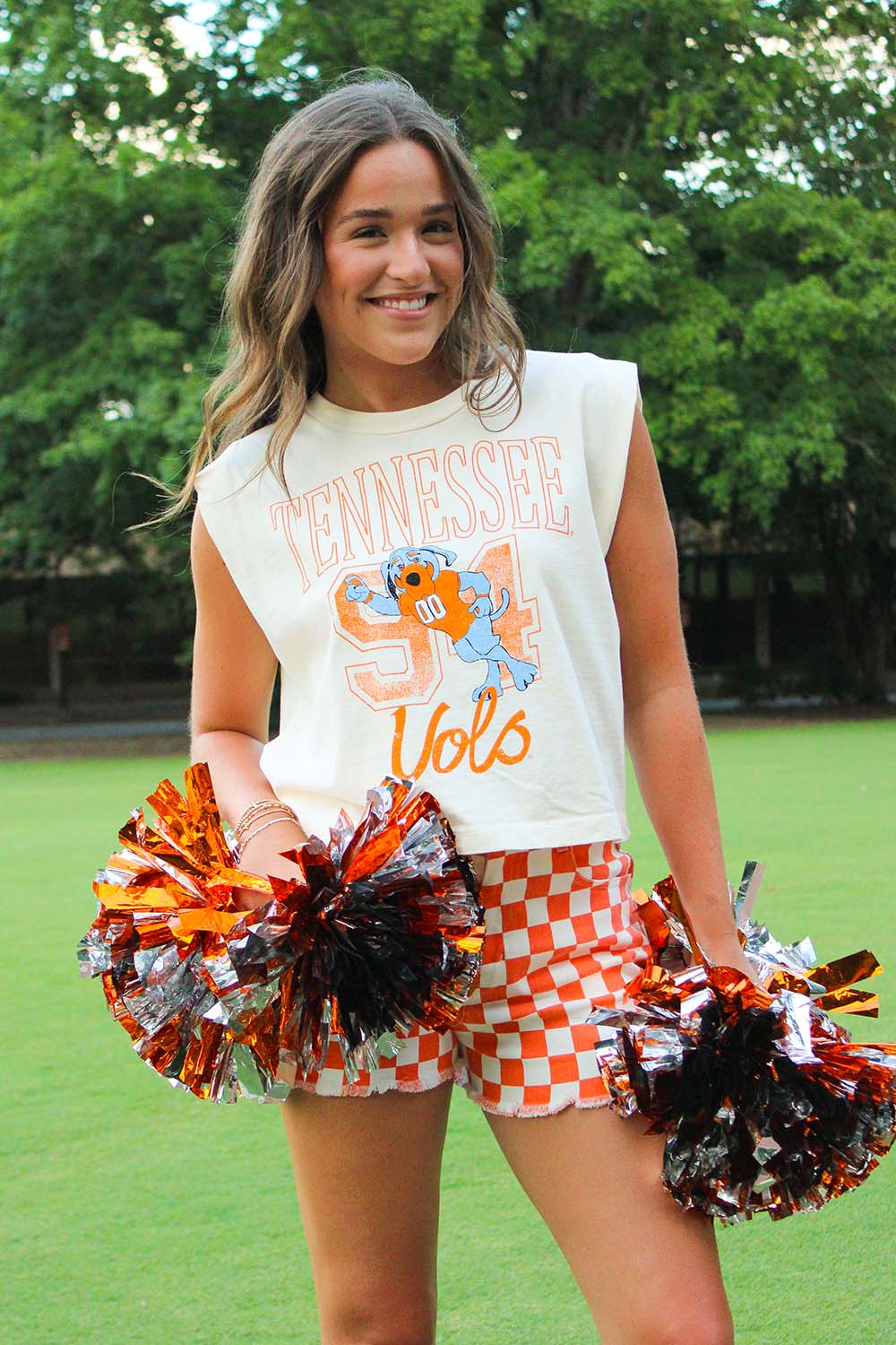 LivyLu Tennessee Vols Club Mascot Tank