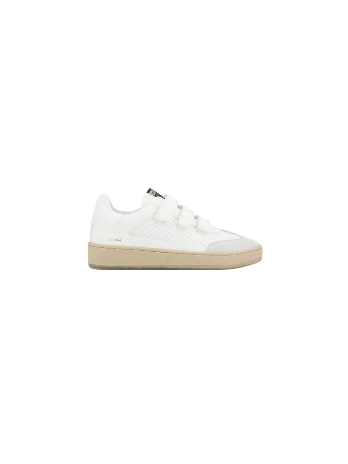 Vintage Havana Ease 6 Mesh Velcro Sneaker in white