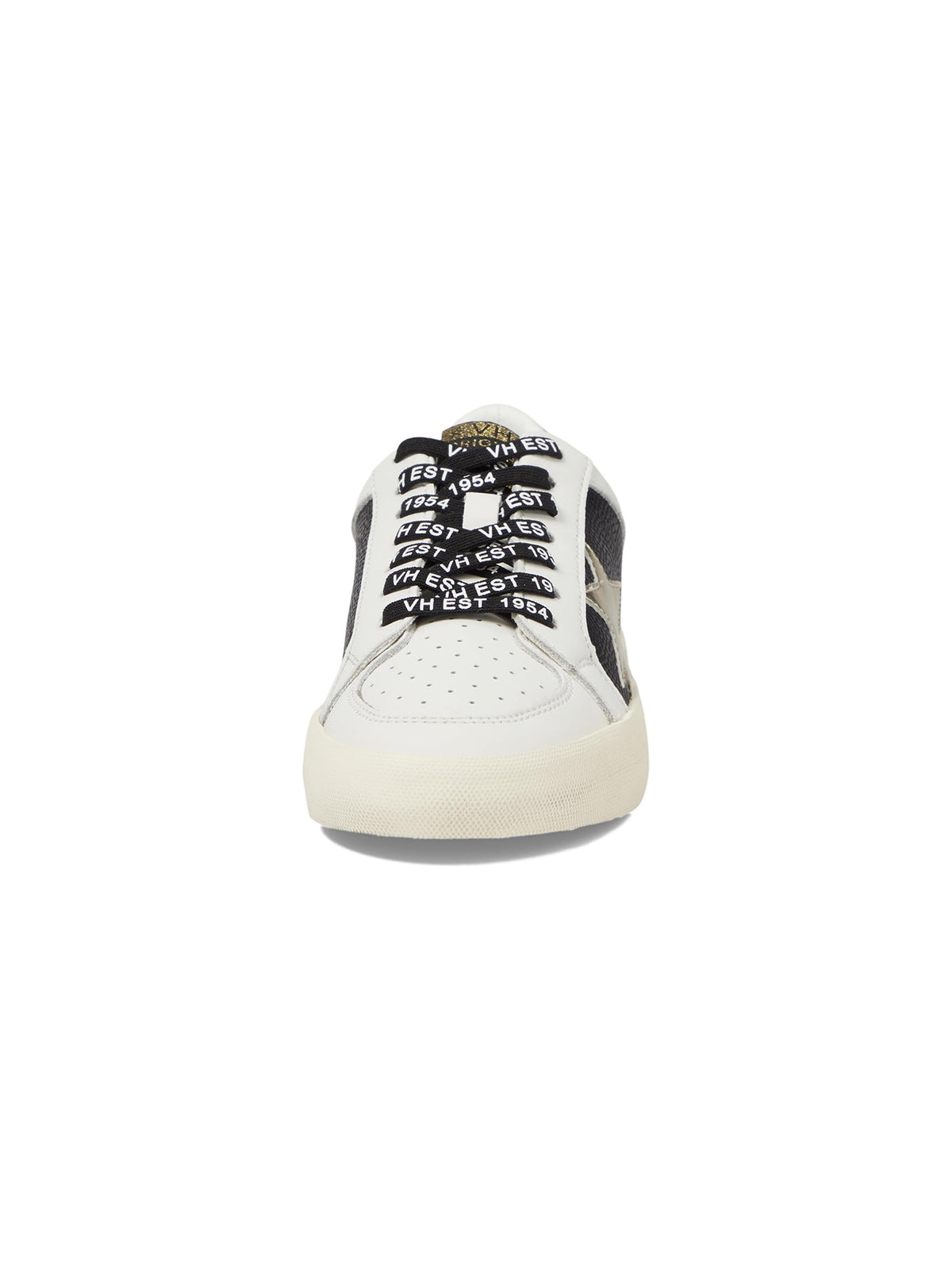 vintage havana reflex 19 sneakers in white black pebbled multi