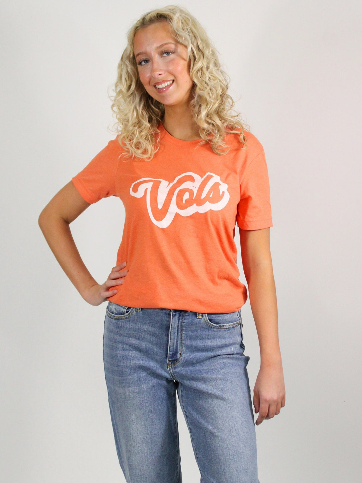 vols haglos tee orange white
