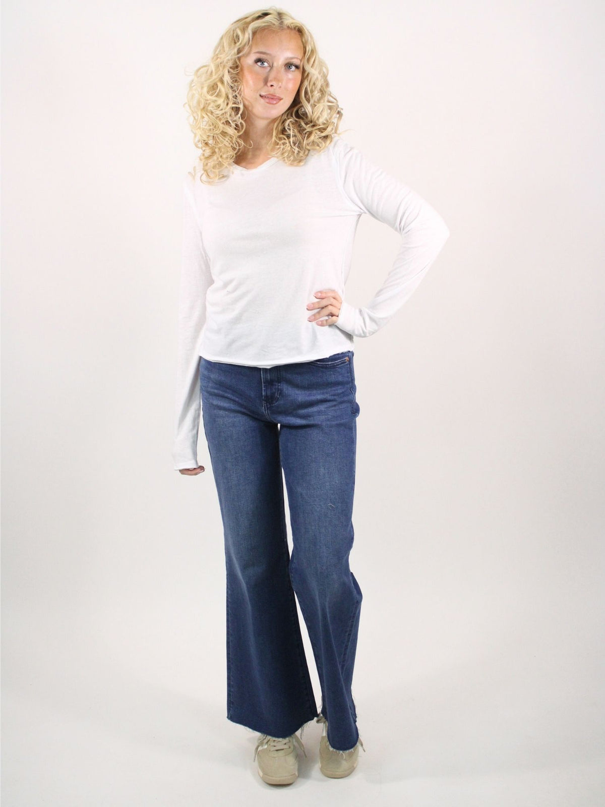 We The Free Nova Long-Sleeve Tee Ivory