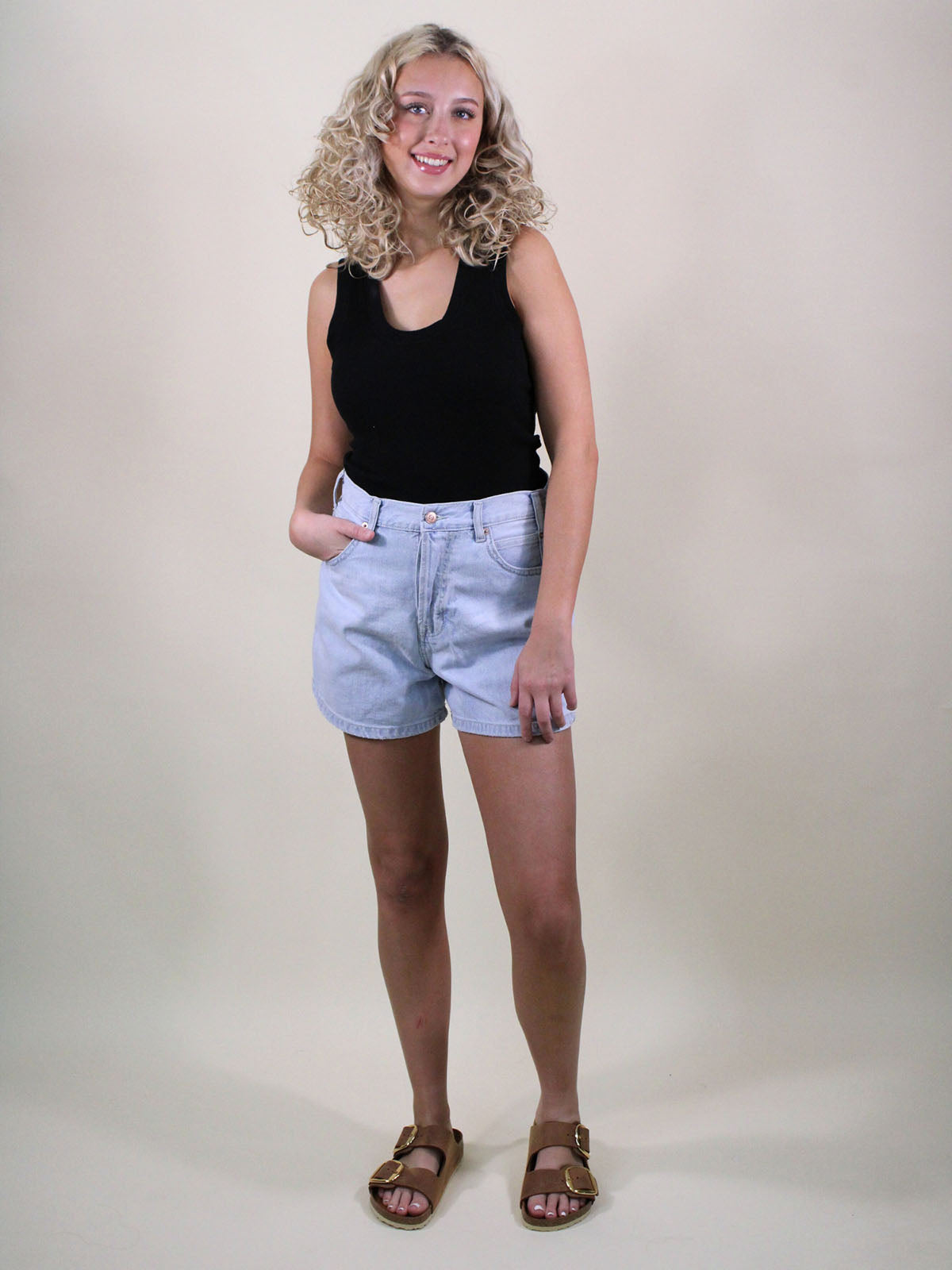 We The Free Tippi Denim Shorts Babalon Blue