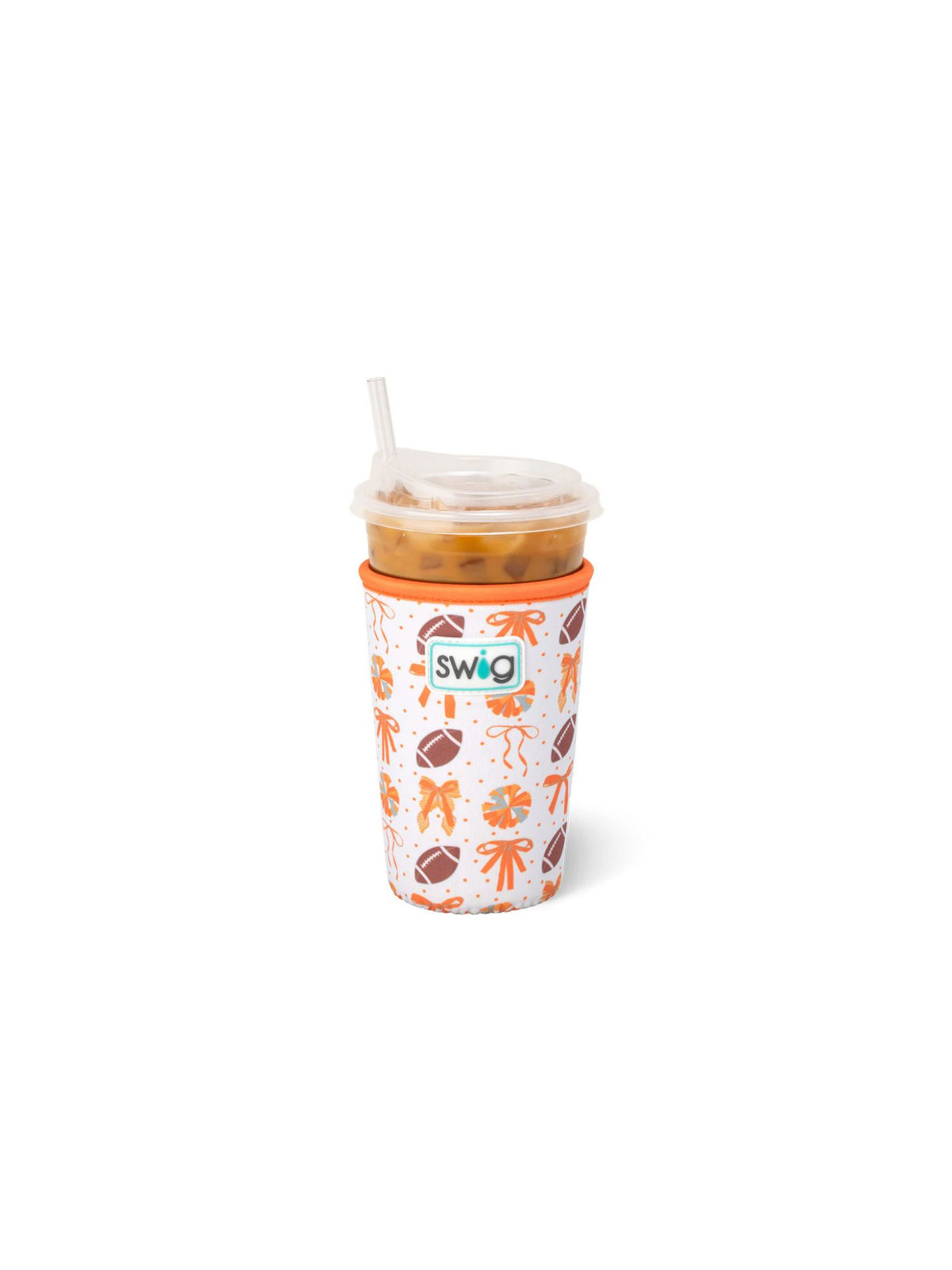 We've Got Spirit Orange Medium Iced Cup Coolie