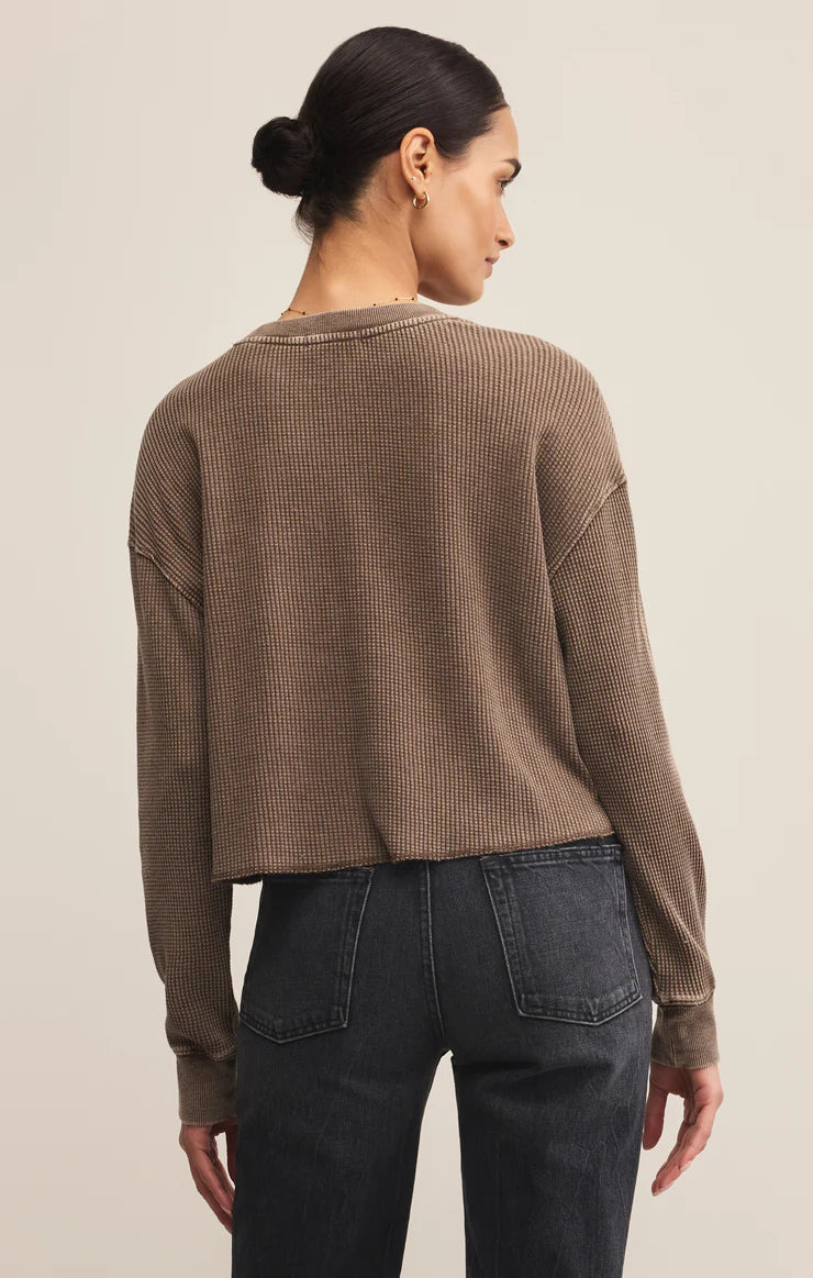 Z SUPPLY Angel Mini Thermal Top in suede
