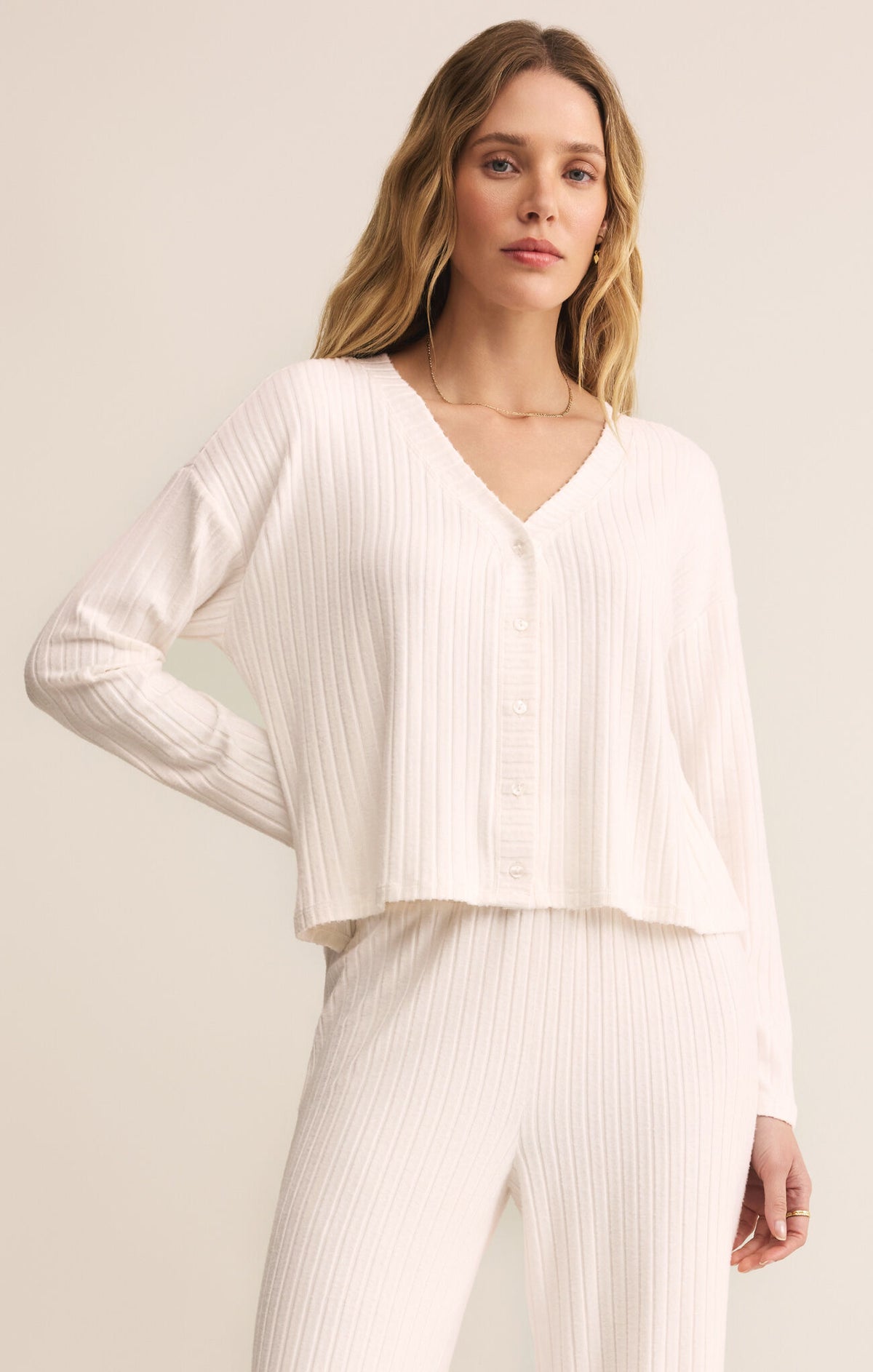 Z SUPPLY Mara Silky Rib Cardigan