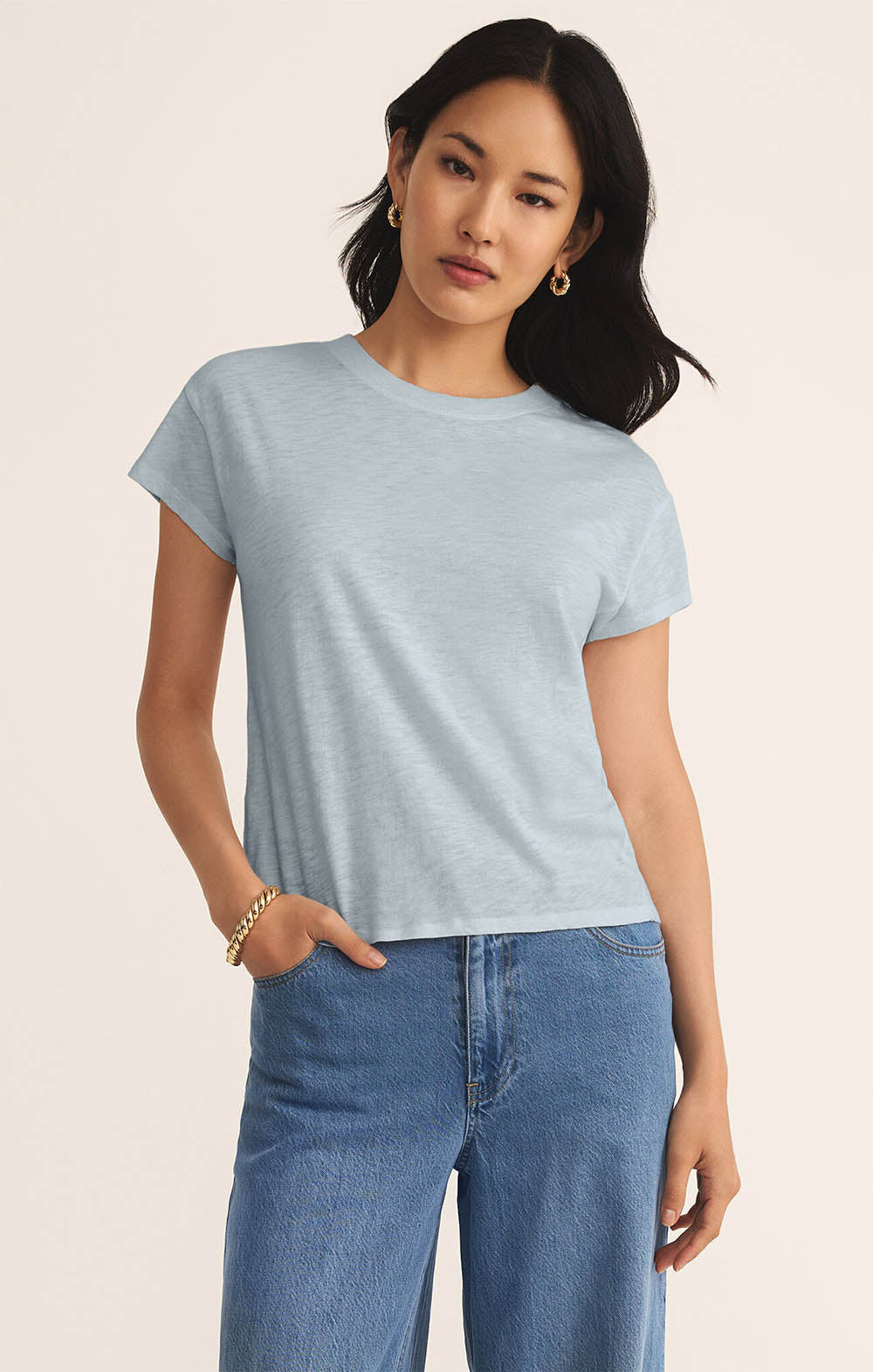 Z SUPPLY Modern Slub Tee Clearwater