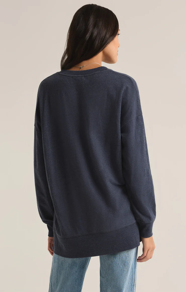 Z SUPPLY Modern V-Neck Weekender Eclipse