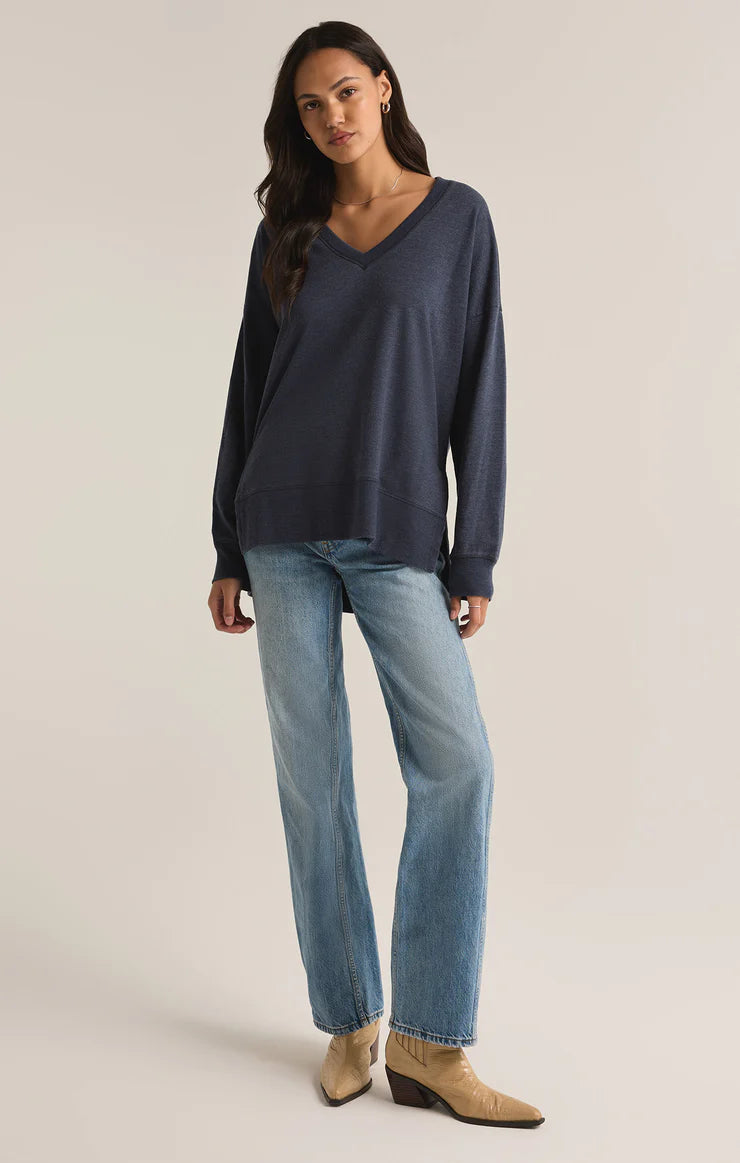 Z SUPPLY Modern V-Neck Weekender Eclipse