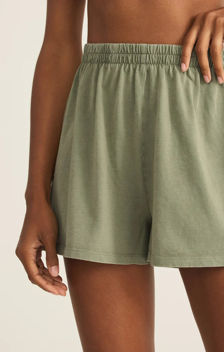 Z SUPPLY Scout Jersey Shorts Avocado