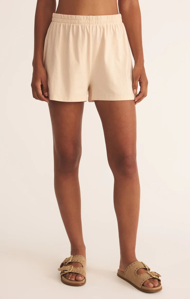 Z SUPPLY Scout Jersey Shorts Panna Cotta