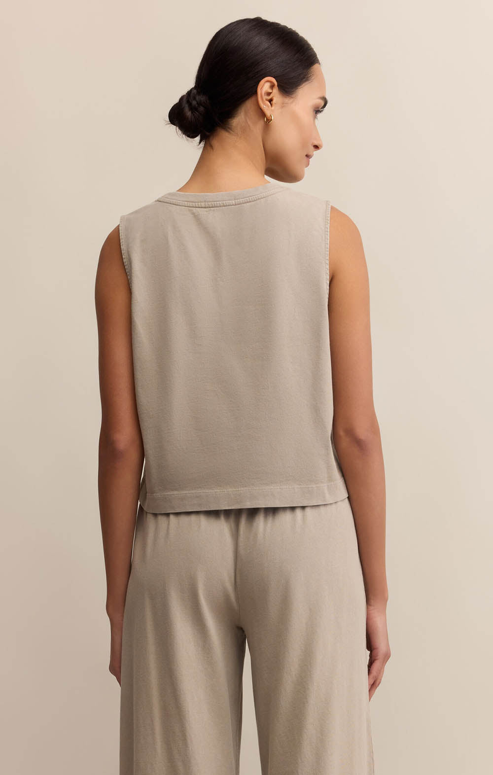 Z SUPPLY Sloane Cotton Jersey Muscle Tank Retreat