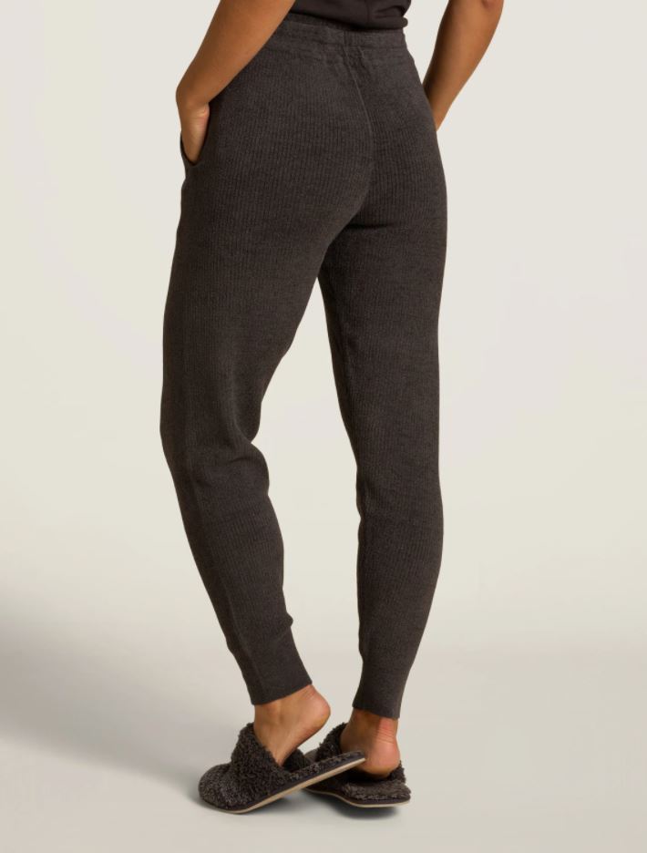 barefoot dreams cozychic ultra lite ribber jogger in carbon