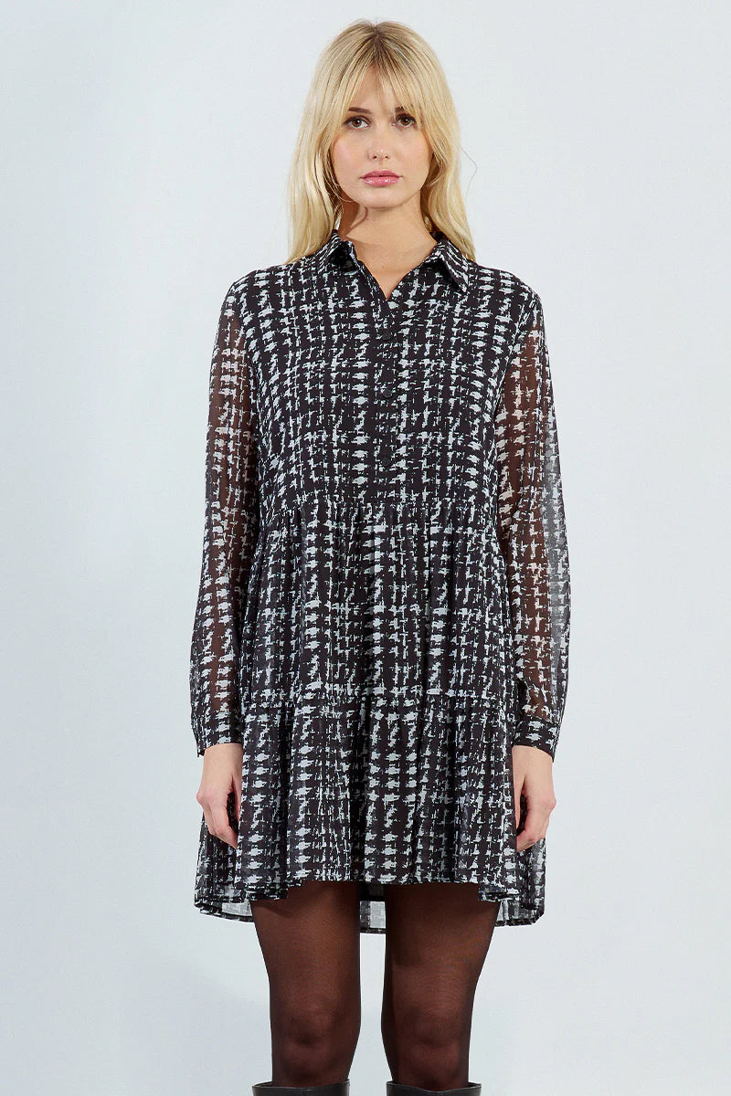 Molly Bracken Ruffle Shirt Dress