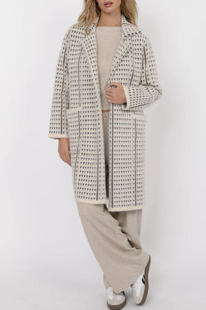 Marceau Houndstooth Coat