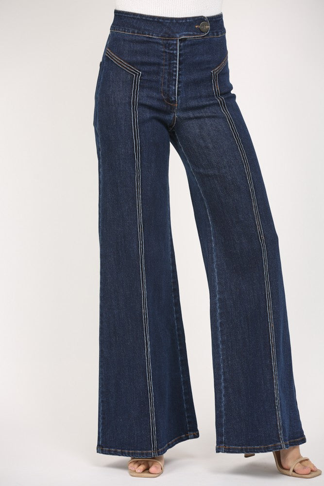 High-Waist Wide Leg Jean