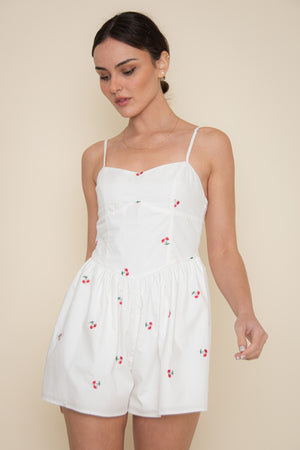 Cherries Romper