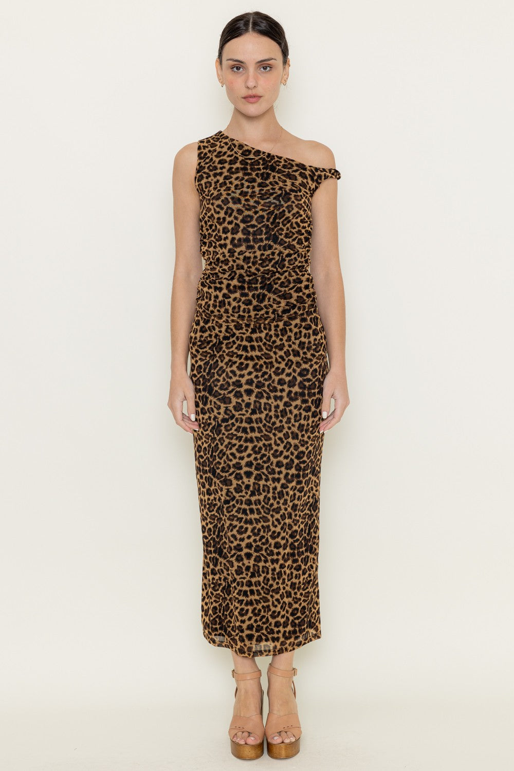 Animal Print Maxi Skirt