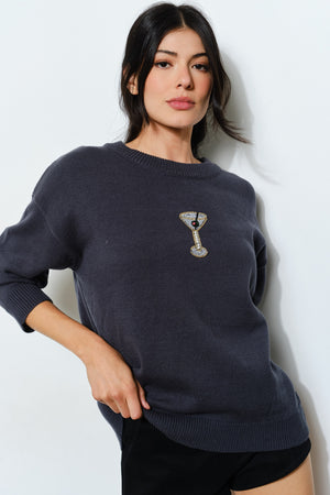 Martini Bead Sweater