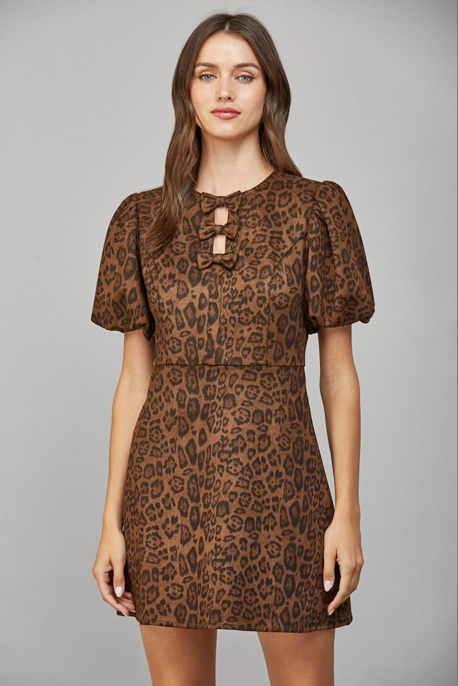 Wild Elegance Bow Detail Dress