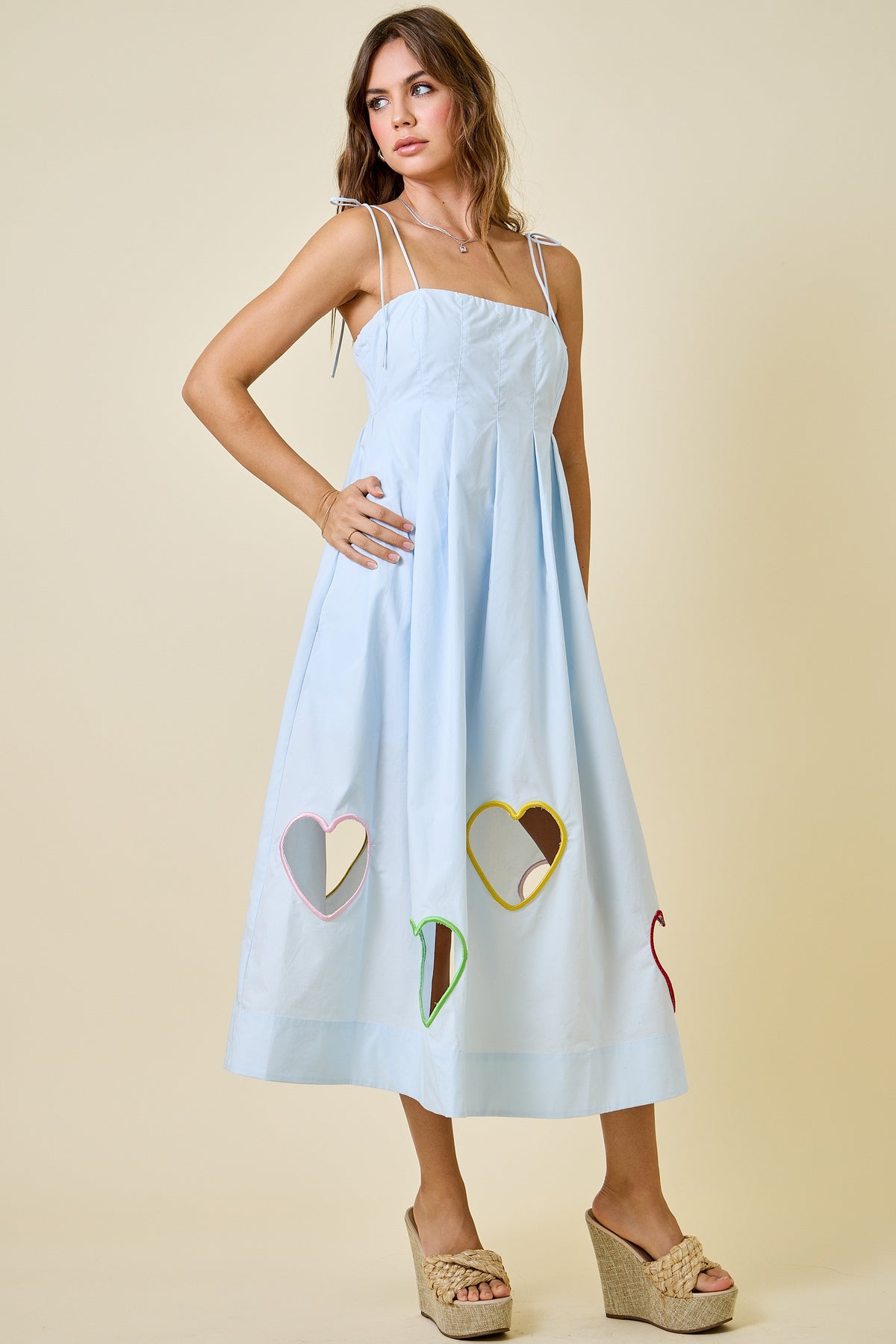 mini tweed dress SMALL Floral Cutout Lace Trim Midi and a chic midi hem with a side slit for an extra flirty finish FLOR CUT OUT MIDI DRESS