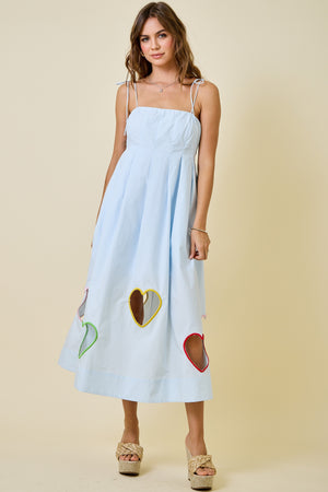 Sweetheart Cutout Midi Dress