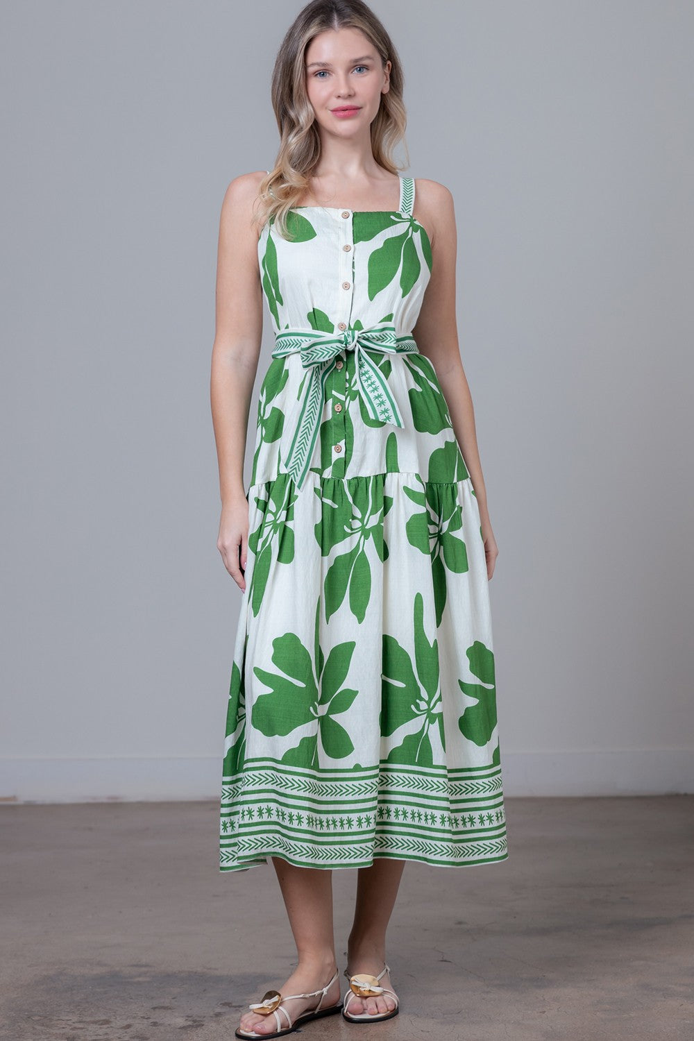 Garden Blooms Midi Dress