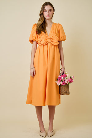 Sideline Chic Midi Dress