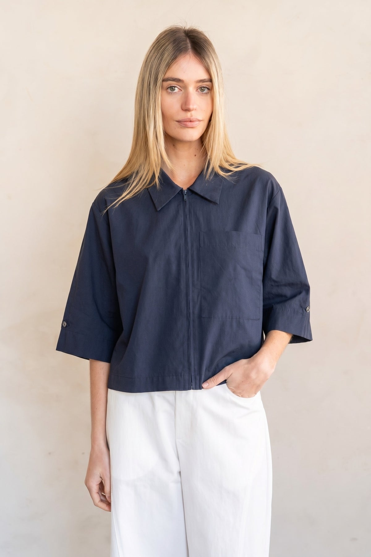 Modern Utility Boxy Shirt