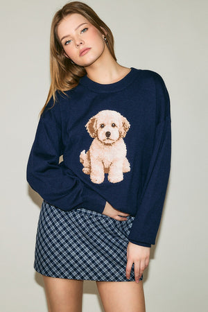 Goldendoodle Crew Sweater