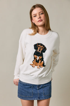 Beagle Crew Sweater