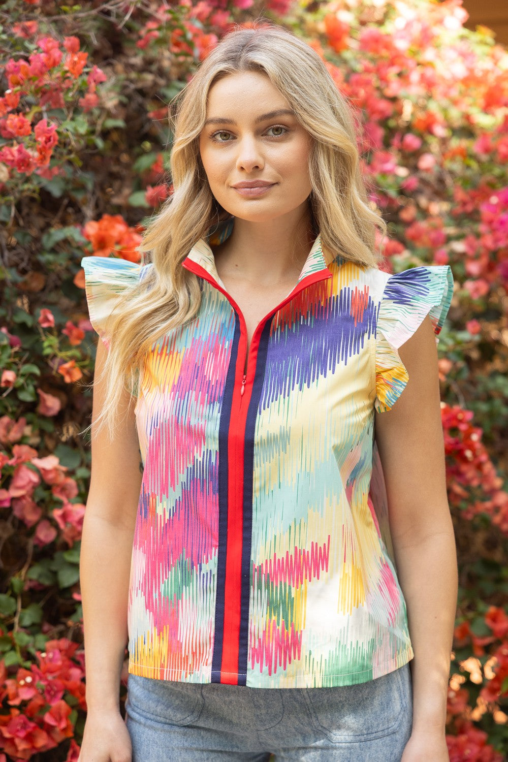 Modern Muse Zip Top