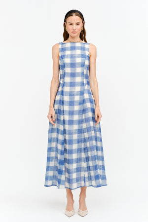 Iggy Gingham Midi Dress