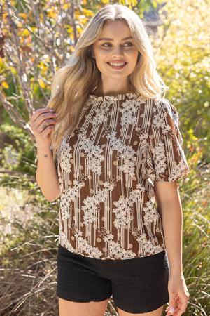 Autumn Garden Embroidered Blouse