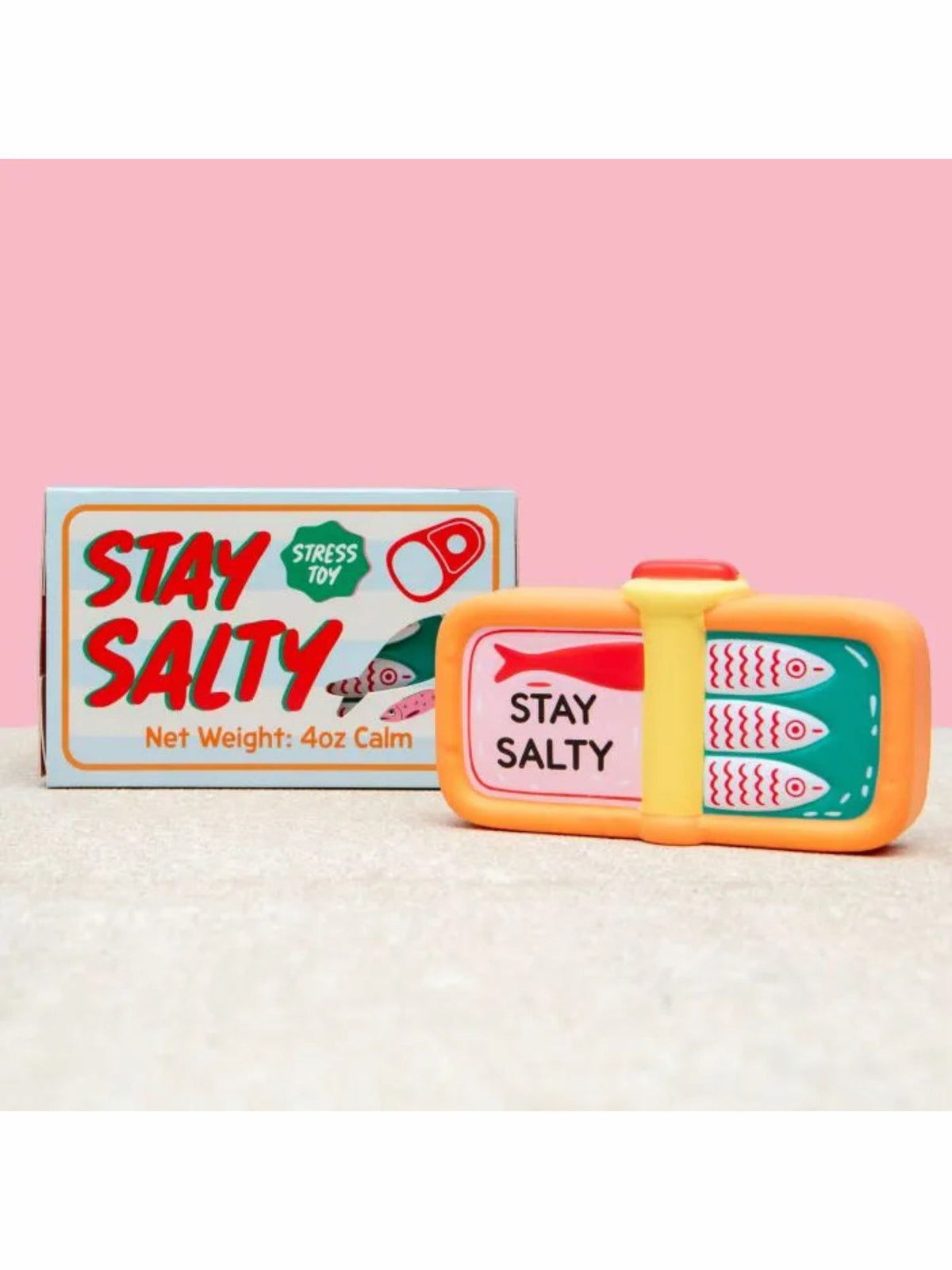 Stay Salty Sardine Tin Stress Toy