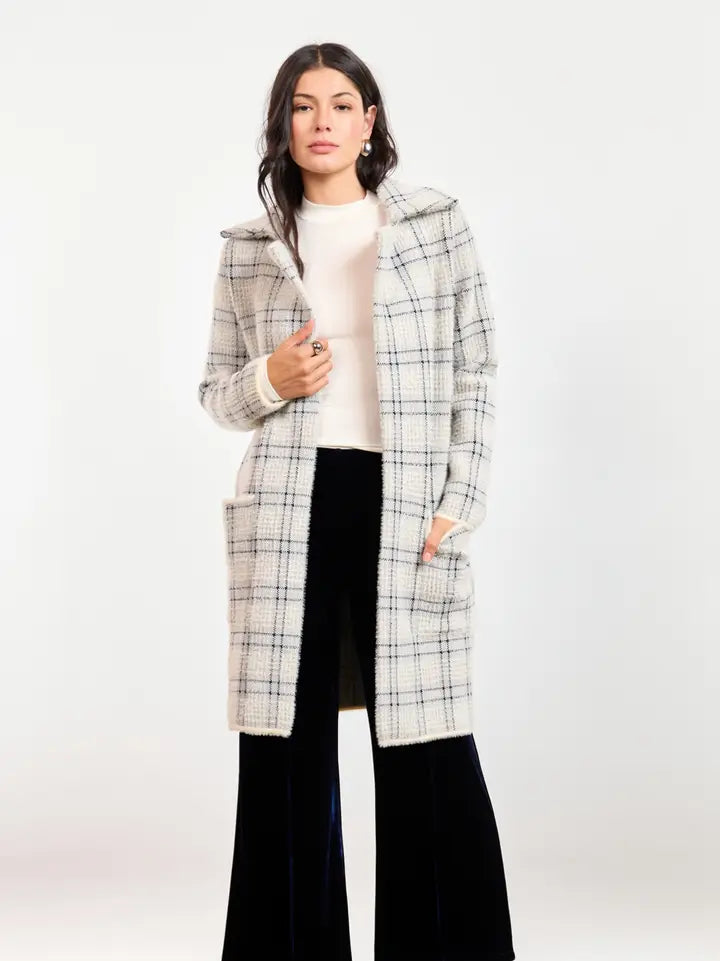 Marlo Plaid Coat