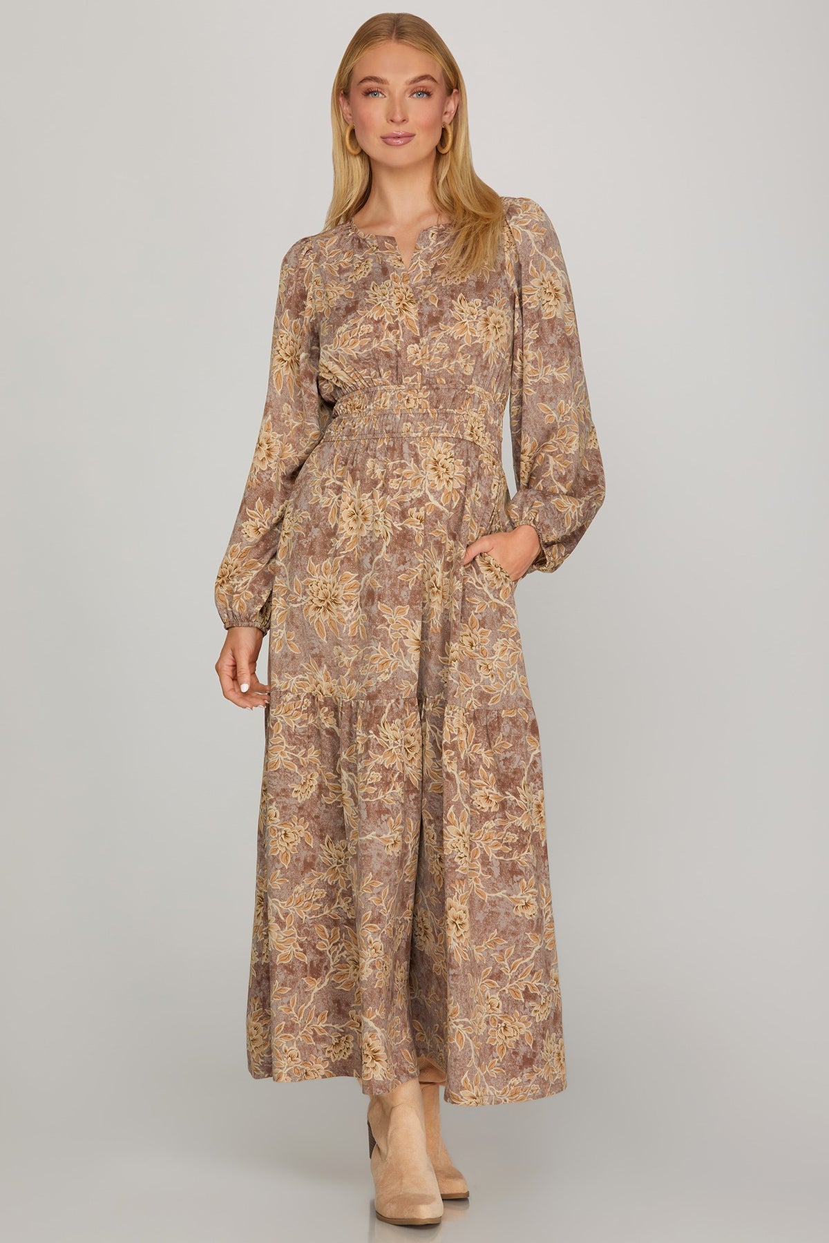 Maple Grove Tiered Maxi Dress