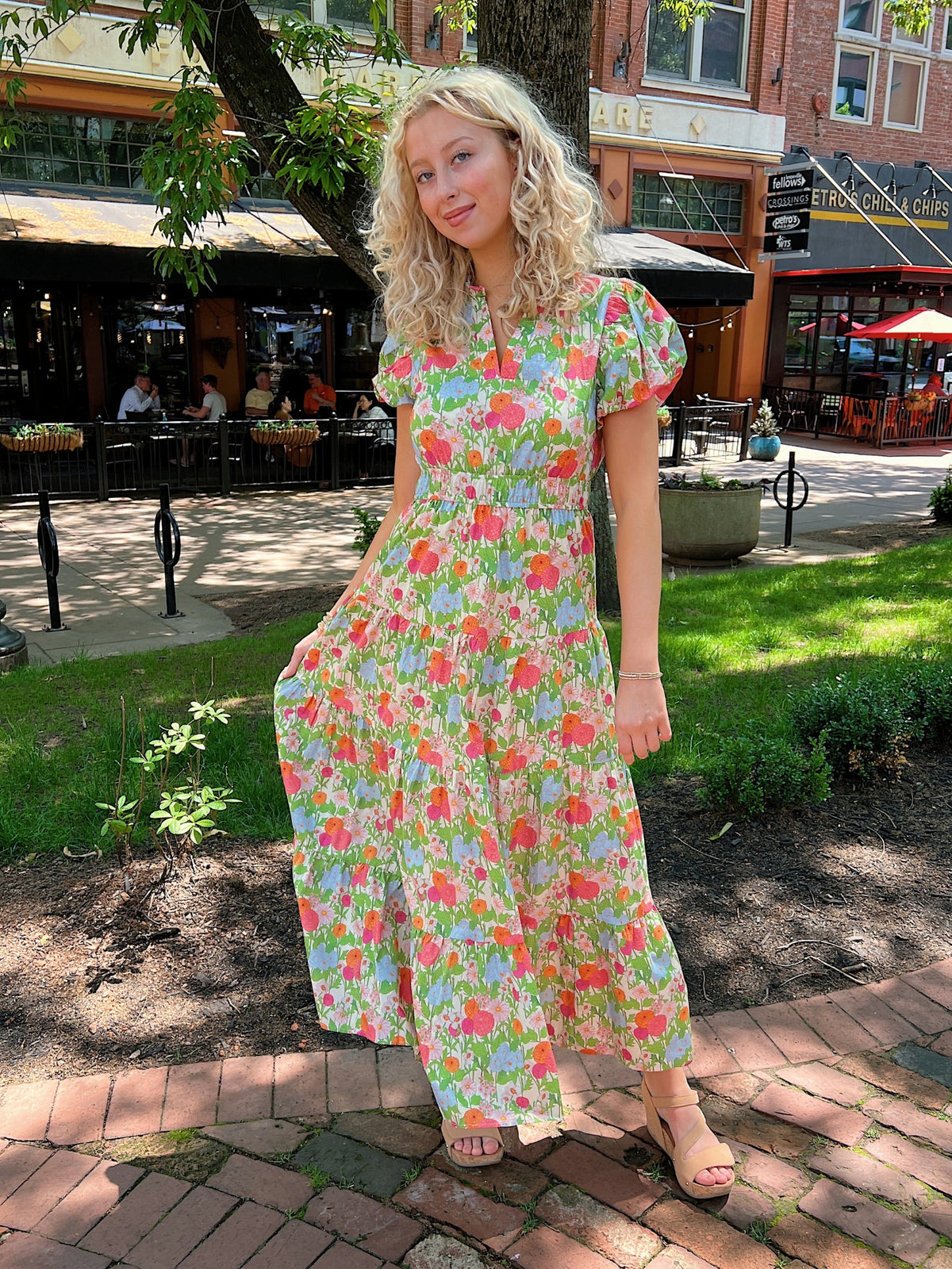 Dreamy Gardens Midi Dress