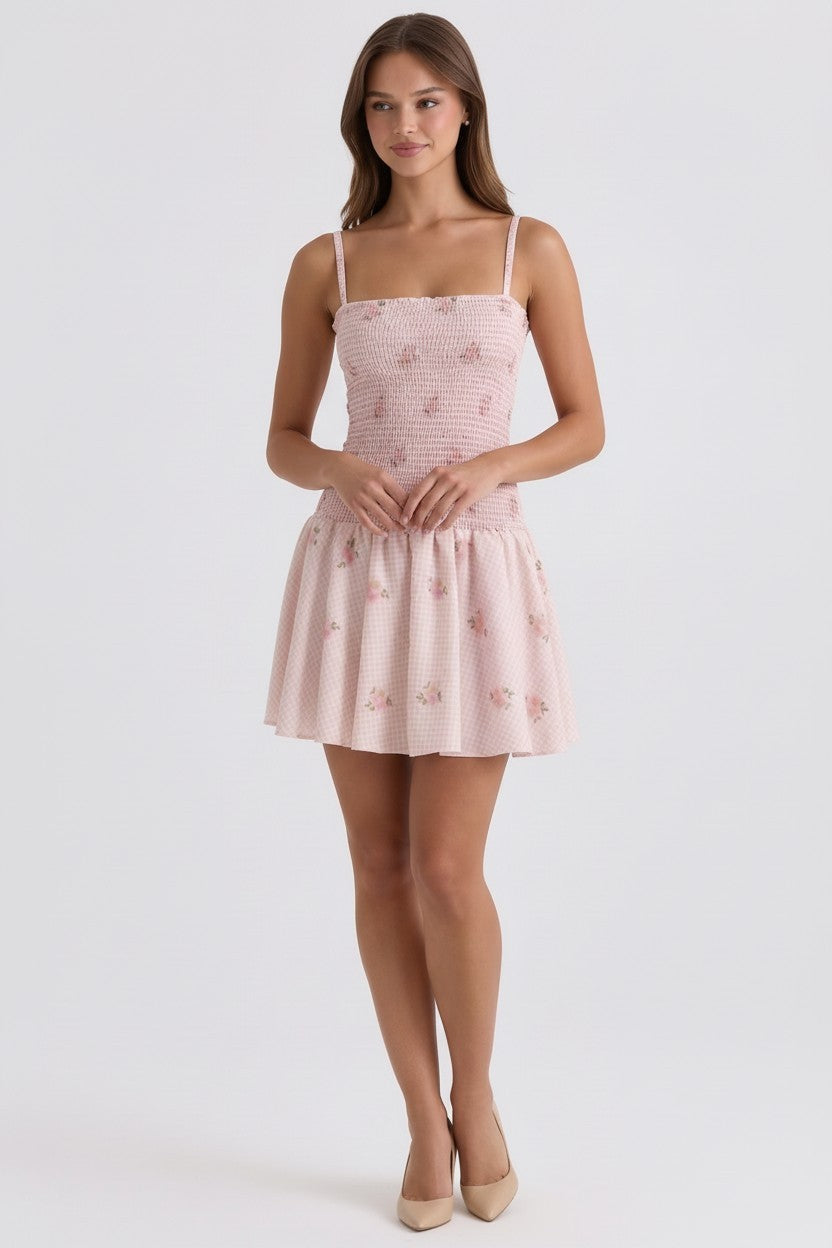 Sweet Gingham Mini Dress
