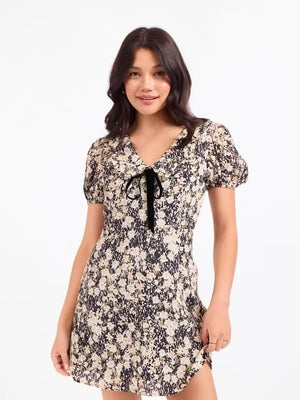 Painted Fields Mini Dress